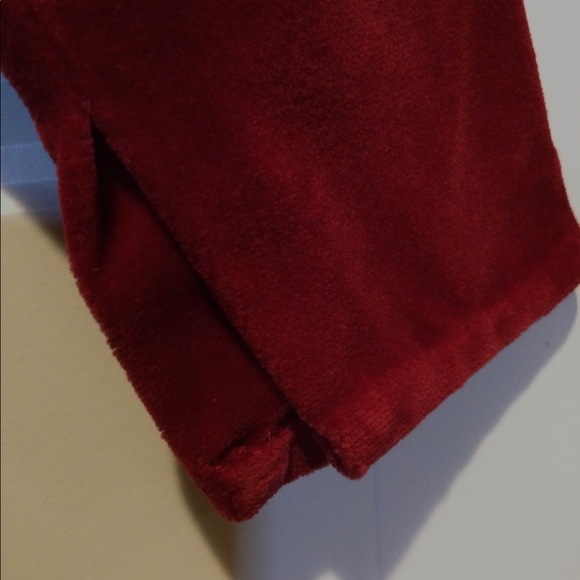 Gorgeous!!! Vintage Royal Red Velvet Dress W Sm - Picture 7 of 9